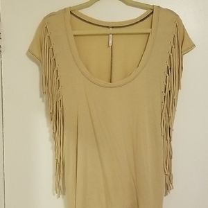 Free People "Fantasy Fringe" Short Sleeves Top